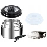 TEFAL INGENIO EMOTION INOX TOPFSET 11-TEILIG TÖPFE GLASDECKELN ABNEHMBARER GRIFF