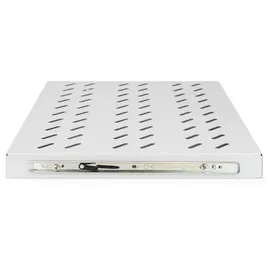 Digitus Fachboden Stahl 1HE 483 mm grau ausziehbar bis 25 kg
