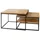 holz4home Couchtisch Eiche Beige 2er Set