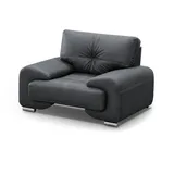beautysofa Relaxsessel Omega 60 x 60 x 90 cm schwarz