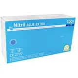 Medi-Inn Nitril blue extra Einmalhandschuhe puderfrei (Größe: M 10 x 100 Stück)