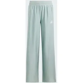 adidas Seasonals Glam Wide Leg Hose Silber/Grün 164