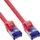 InLine Patchkabel Slim, Cat.6A, S/FTP, TPE (LSZH) flexibel, PoE, rot, 20m