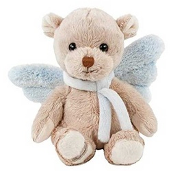 Bukowski Kuscheltier Teddybär Guardian Angel Engel Schutzengel blau 15 cm blau|braun