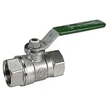 OPAL Giacomini Kugelhahn 3/8" R250W Schwermodel mit Hebelgriff, Messing chrom