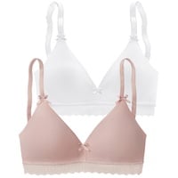 PETITE FLEUR Bralette-BH Damen rose+weiß Gr.90A