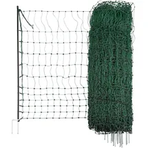 kerblalbertgmbh Geflügelnetz grün, elektr.leit. 15 m / 106 cm, / Doppelspitze,