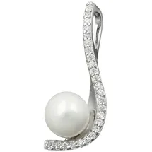 GALLAY Perlenanhänger Silber 25x10mm