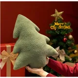 champracer Weihnachtsbaum,3D-Weihnachtsbaum-Weihnachtskissen, Plüsch Weihnachts Kissen Spielzeug,Weihnachts Plüschtier Plüschpuppe Sofa Wurfkissen KissenKissen (40 cm,Rhombus)