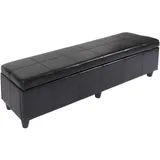MCW Sitzbank Arezzo XXL Schwarz 180 x 45 x 45 cm