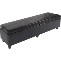 MCW Sitzbank Arezzo XXL Schwarz 180 x 45 x 45 cm