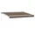 vidaXL Manuell einziehbare Markise 5 x 3 m taupe