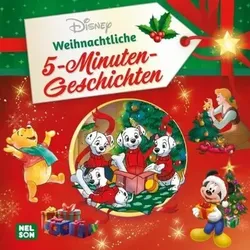 CARLSEN 512666 Disney Vorlesebuch: Weihnachtliche 5-Minuten-Geschichten