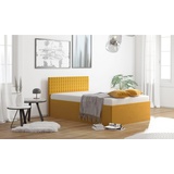 Westfalia Schlafkomfort Polsterbett, mit Bettkasten bei Ausführung mit Matratze, gelb