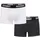 Brandit Textil Boxershorts Logo schwarz/weiß S 2er Pack