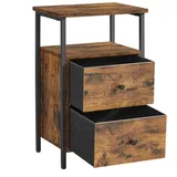 VASAGLE Nachtschrank 38 x 60 x 28 cm Braun