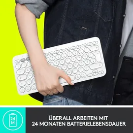 Logitech K380 für Mac DE grauweiß
