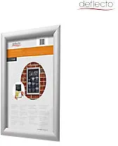 Deflecto DIN A4 Prospektständer Silber Aluminium SFA4SWP 24 (B) x 1,5 (T) x 32,5 (H) cm