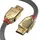 Lindy HDMI-Kabel 5 m Gold/Grau