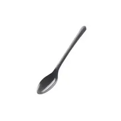 Mehrweg Löffel Schwarz 18,5 cm | 50 Stück | Spülmaschinenfest, langlebig & geschmacksneutral
