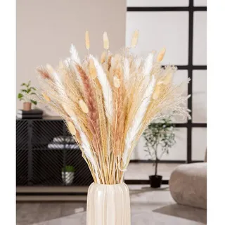 Trockenblume SECO Bündel Trockenblumen - H. 53 cm - naturfarben - Kunstblumen, GILDE, Höhe 53 cm, Künstlicher Blumenstrauß - Dekoration für Wohnzimmer