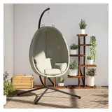 vidaXL Hängesessel Ei-Design Beige