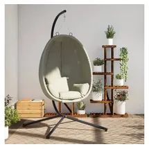 vidaXL Hängesessel Ei-Design Beige