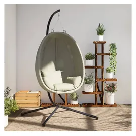 vidaXL Hängesessel Ei-Design Beige