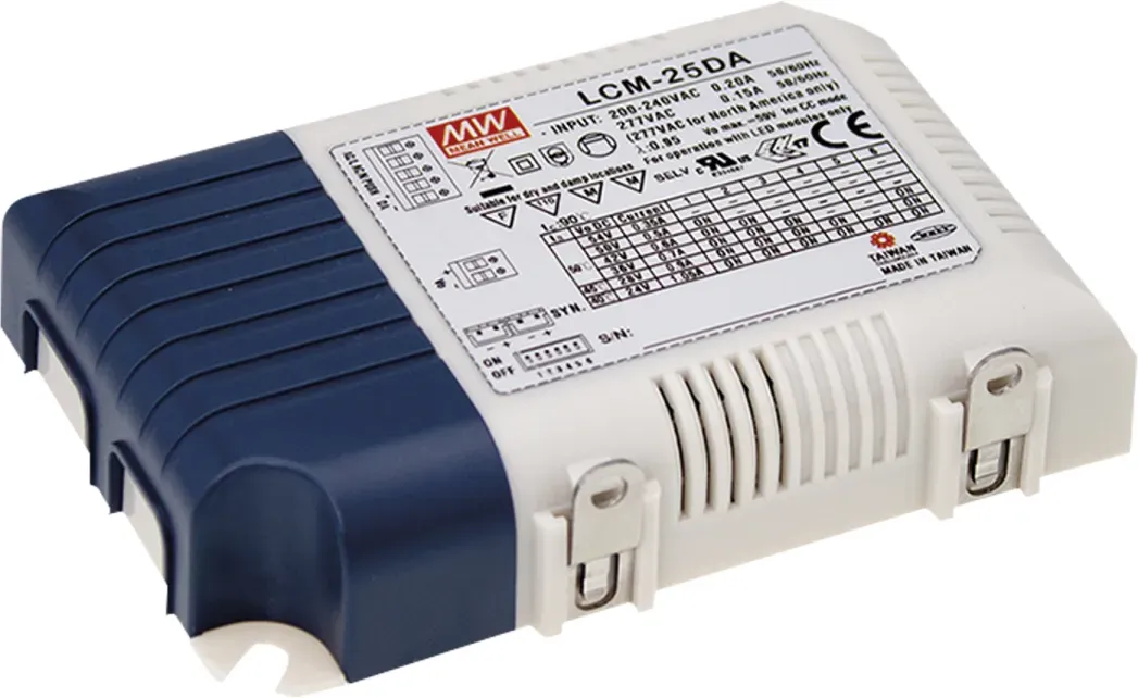 Meanwell LED Driver Universal MEAN WELL LCM-25DA - 25 W