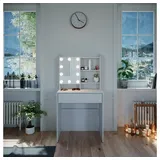 Vicco Schminktisch Laura Weiß 70 cm mit LED Beleuchtung