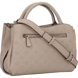 GUESS Handtasche Phoebe Girlfriend Satchel Bag Simply Taupe Logo