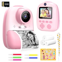 Sofortbildkamera Digitalkamera für Kinder Kinderkamera Videokamera Polaroid 32GB