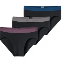 SCHIESSER Herren 3 Pack Slips Bio Baumwolle Multipack-95/5 Organic Cotton in sortiert 11, | Gr.: 8