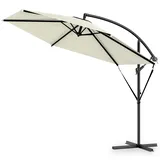 Kingsleeve Ampelschirm Creme Alu 330cm UV-Schutz 80+