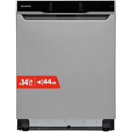Telefunken GEU6014AI Unterbau-Geschirrspüler (Unterbau, 600 mm, Silber)