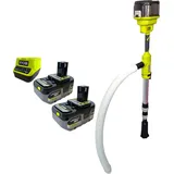 RYOBI RY18STPA-0 Akku Regenfasspumpe 18 v 3360 l/h - 2x Akku 4,0 Ah + Ladegerät