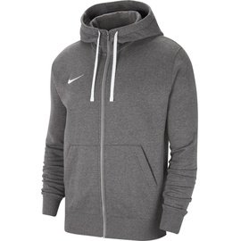 Nike Park 20 Fleece Kapuzenjacke Herren charcoal heathr/white/white XL