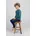 Legging Lange Unterhose Blau 92