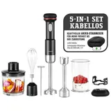 GASTROBACK Kabelloser Design Stabmixer Set 5 in 1