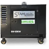 Stahlwerk SW-20KW Dieselgenerator 20kVA 230/400V Stromerzeuger Notstromaggregat