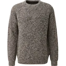 QS Melierter Pullover beige M