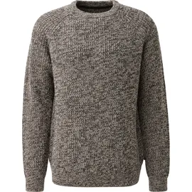 QS Melierter Pullover beige M