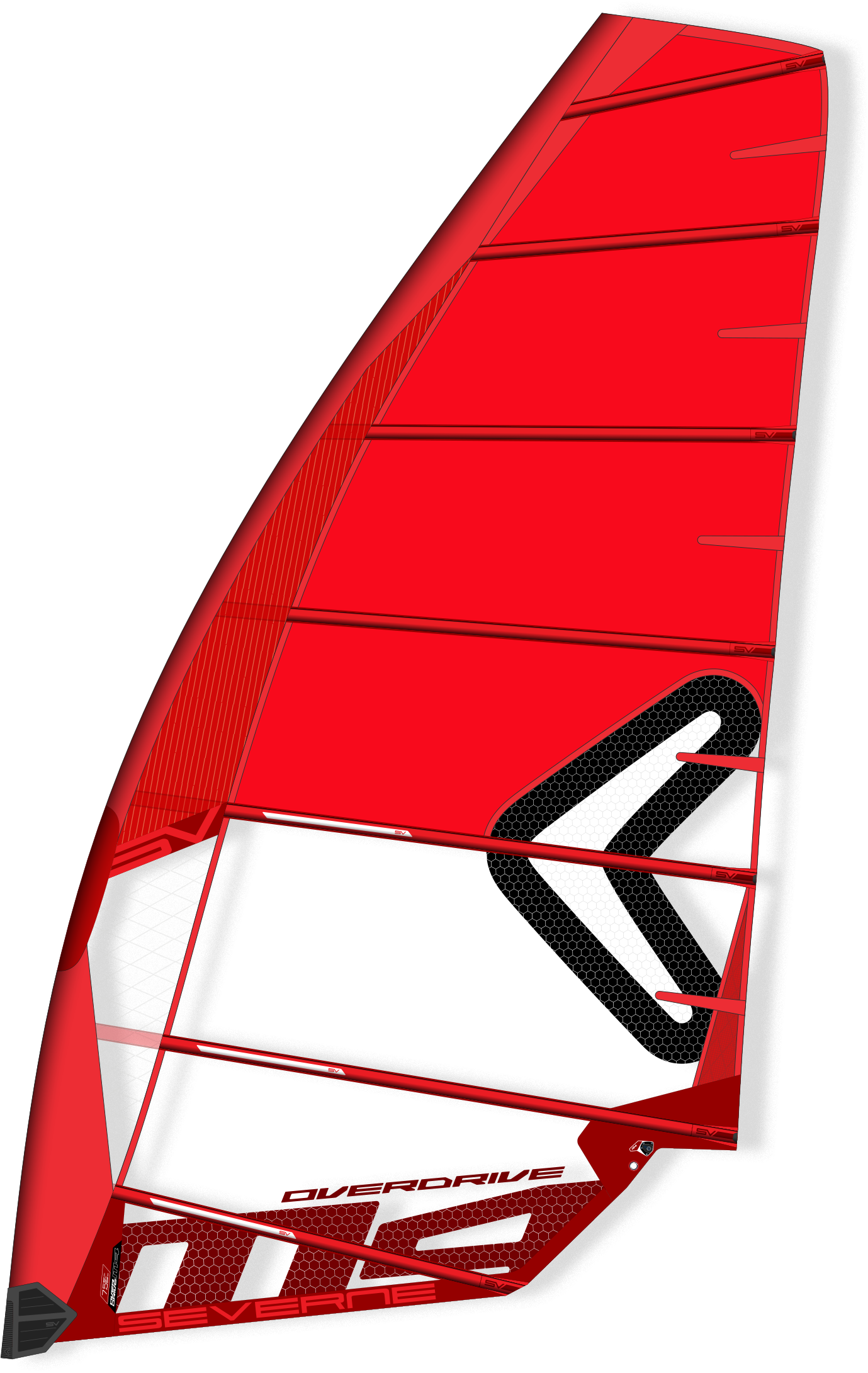 Severne Overdrive M4 Windsurfsegel 22 Race Segel Sail Surf, Segelgröße in m2: 5.5