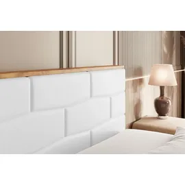 altdecor Boxspringbett 180 x 200 cm H3 Weiß
