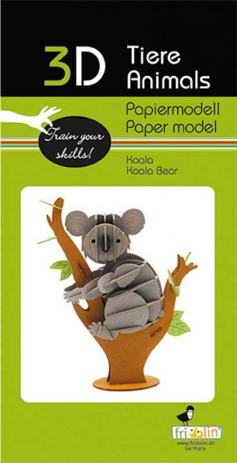 Fridolin 3D Papiermodell - Koala