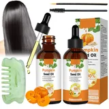 Pumpkin Seed Oil Kürbiskernöl Haaröl 2 Stück Kürbiskernöl Haare 120ml Pumpkin Seed Oil Reines Kürbiskernöl Bio Verwendung auf Haar