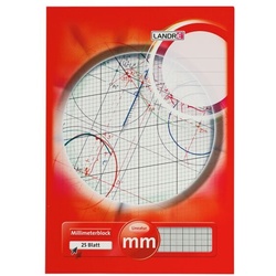 Landré Millimeterpapier A4 (100050441) weiß, 21x29.7 cm