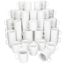 Mambocat Kaffeetasse 0,25 l Weiß 72 St.