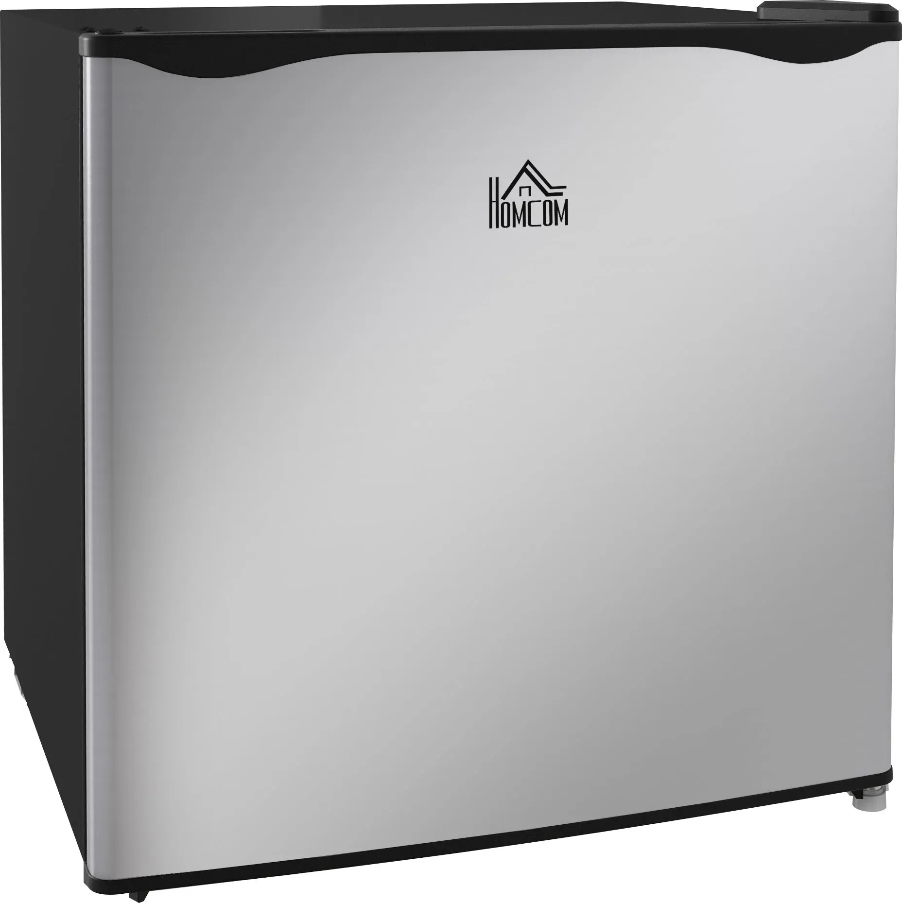 HOMCOM Mini-Gefrierschrank, 35 L Gefrierbox, elektrisch, freistehend, Mini-Gefriertruhe, Minikühlschrank, -14 bis -24°C, 5-stufige Temperaturregelung, 47 x 44,2 x 48,8 cm, Silber   Aosom