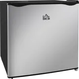HOMCOM Mini-Gefrierschrank, 35 L Gefrierbox, elektrisch, freistehend, Mini-Gefriertruhe, Minikühlschrank, -14 bis -24°C, 5-stufige Temperaturregelung, 47 x 44,2 x 48,8 cm, Silber   Aosom
